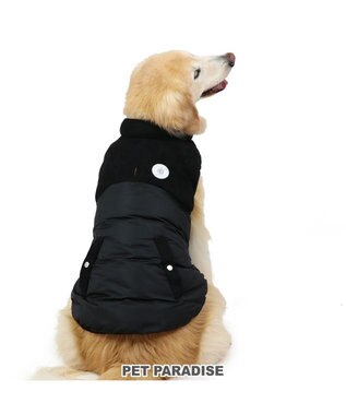 PET PARADISE J.PRESS 綿入り ベスト 《ブラック》 中型犬 大型犬