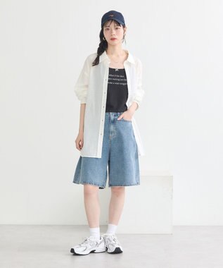 earth music&ecology アソートオーバーシャツ Off White