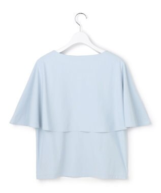 ICB 【WEB限定カラーあり】マットスキューバ ケープデザインカットソー サックス