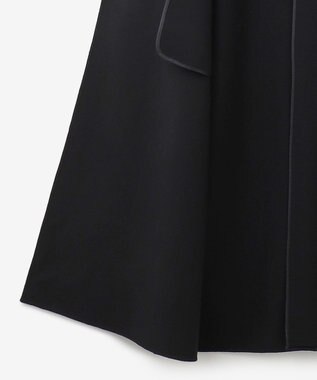 自由区 S 【カタログ掲載・Premium Collection】ウーステッドリバー トレンチコート ブラック系