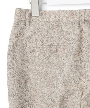 23区 【一部店舗限定/洗える】リネンライクジャカード セットアップ グレージュ系