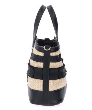 LANVIN en Bleu バリエ 2wayかごバッグ ブラック