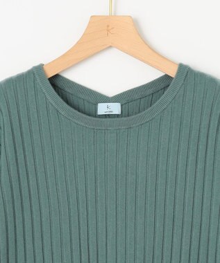 組曲 BOREROリブドルマン ニット ライトグリーン系