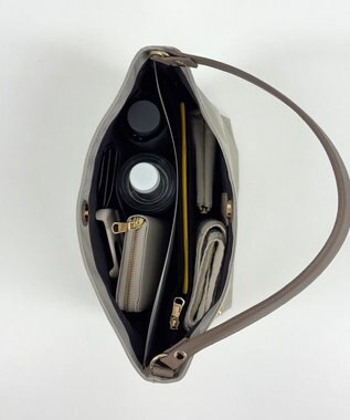 russet  ナイロンジャガード2WAYショルダーバッグ(CE-1693) Ecru