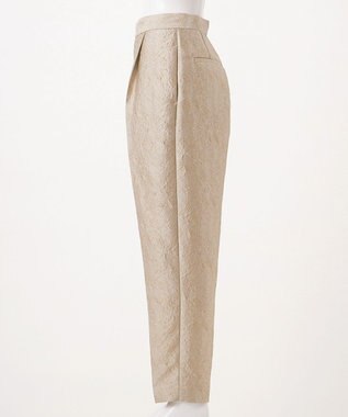 23区 【エステータ】シャイニージャカード パンツ グレージュ系