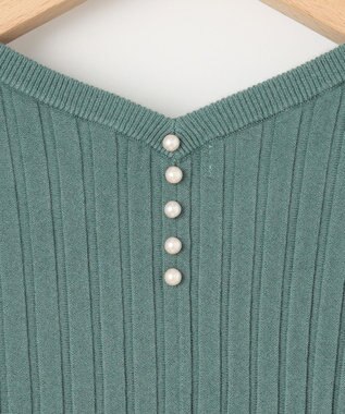 組曲 BOREROリブドルマン ニット ライトグリーン系