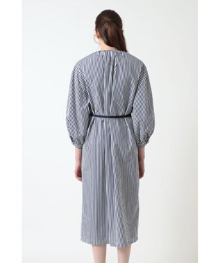 DAKS コットン ギャザーワンピース ネイビー