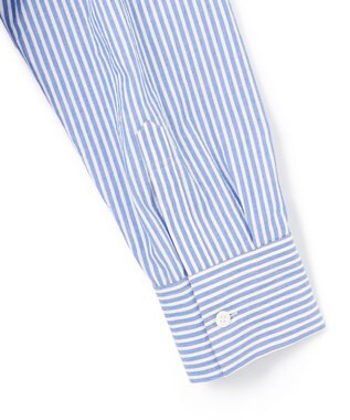 BEIGE， 【WEB限定】GILLES / シャツワンピース Blue Stripe