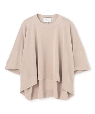 BEIGE， YOOPER / ドライタッチ シアーニット Flax