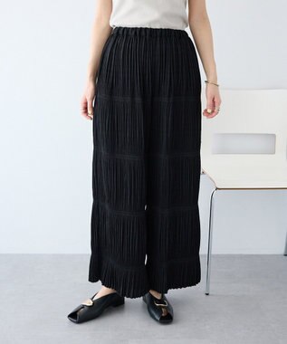 CRAFT STANDARD BOUTIQUE プリーツイージーパンツ Black