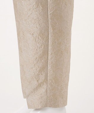 23区 【エステータ】シャイニージャカード パンツ グレージュ系