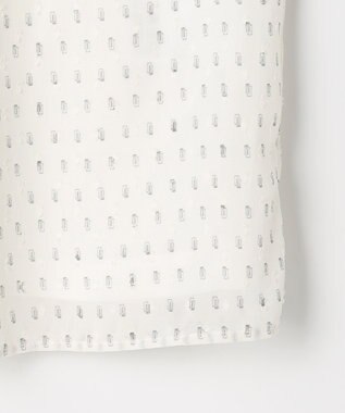 J.PRESS LADIES カットジャカードプリント カットソー オフベース系