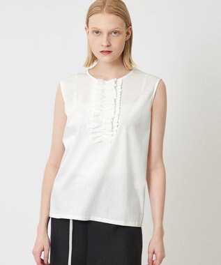 BEIGE， GERBERA / フリルトップス White