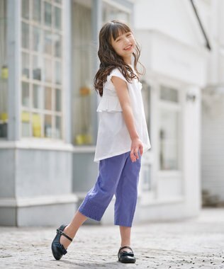 組曲 KIDS 【110-140㎝】シャーリング パンツ ブルー