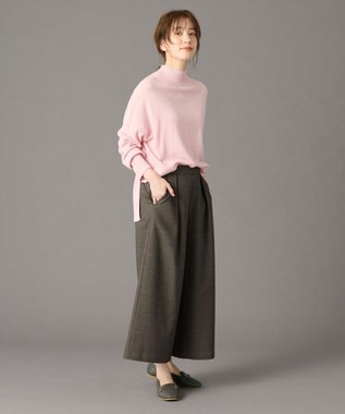 ANY L 【手洗い可】イタリーヤーンウールカシミヤミックスプルオーバー ペールピンク