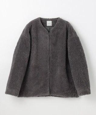 ANY L カールボアブルゾン グレー