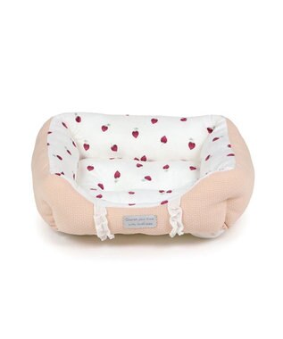 PET PARADISE ペットパラダイス いちご フリルカドラー S 38×32cm ピンク