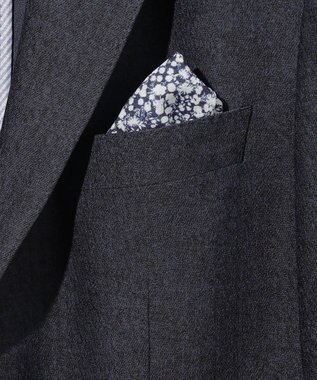 JOSEPH ABBOUD 【キングサイズ・洗える/速乾/防しわ/軽量/ストレッチ/JAPANファブリック】コンフォータブルレース ジャケット ネイビー系