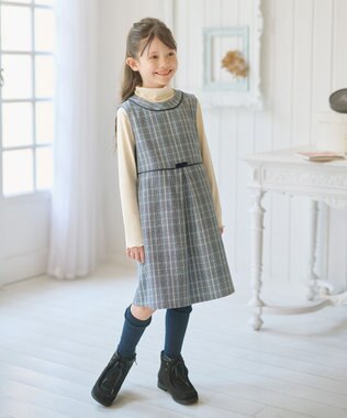 組曲 KIDS 【150-160㎝】なめらかタッチ インナー エクリュ