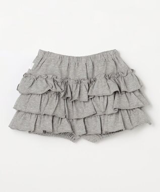 組曲 KIDS 【90㎝】フリルブルマー グレー