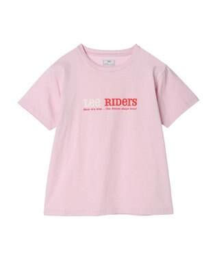 earth music&ecology Ｌｅｅ×ｅ．ｍ．ａ．ｅ　ＬＯＧＯ　Ｈ／Ｓ　ＴＥＥ Pink