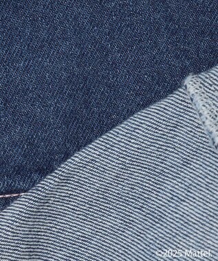 ANY KIDS 【Barbie(TM)】リボン デニムジャケット インディゴ