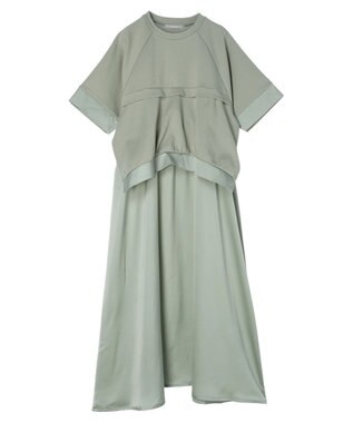 Green Parks armonia．カットレイヤードワンピース Mint