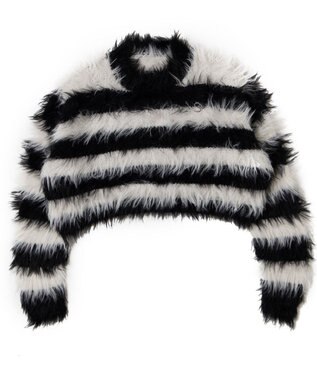 WEGO シャギーショートPO ホワイトボーダー