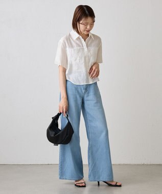 russet ナイロンラウンドショルダーバッグ (CE-1327-WEB) Black2