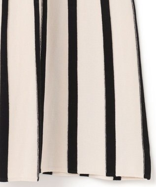 JOSEPH ストライプ　スカート Oyster White/ Black