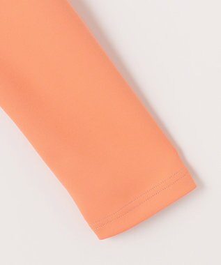 23区GOLF 【23Fondation/WOMEN】長袖 モックネックシャツ ライトオレンジ系
