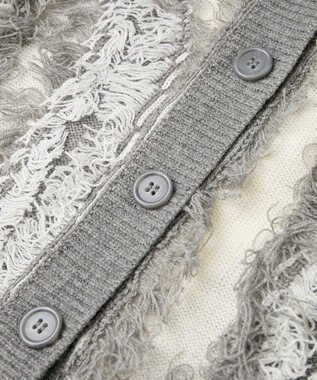 Green Parks ・ＥＬＥＮＣＡＲＥ　ＤＵＥ　フリンジジャカードカーテ Gray