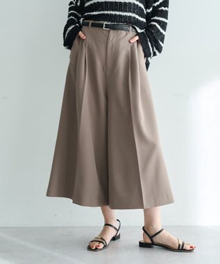 YECCA VECCA ベルトSETクロップド丈パンツ