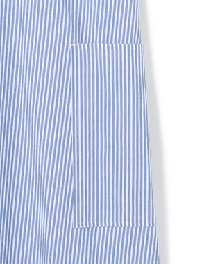 BEIGE， 【WEB限定】GILLES / シャツワンピース Blue Stripe