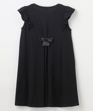 ANY KIDS ひんやりクール カットソーワンピース ブラック