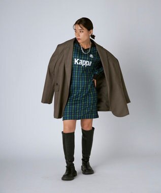 OP／FILA 【Kappa】サッカーシャツ ワンピース チェック