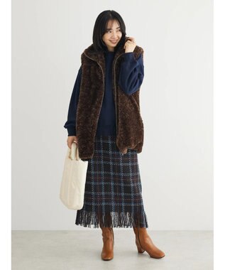 Green Parks ■ＡＪＵＧＡ．×ＧＰ　ファーＺＩＰベスト Ivory