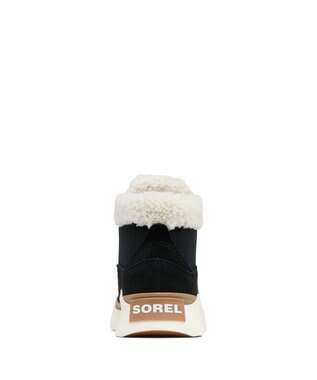 SOREL アウトアンドアバウト4 ミッドスニーカー　ウォータープルーフ Black, Sea Salt