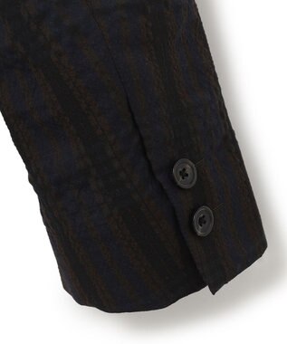 J.PRESS MEN J.PRESSアーカイヴパターン ダークチェックサッカー ジャケット ダークブラウン系4