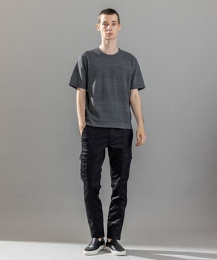 JOSEPH HOMME  新型【抜群のストレッチ性/光沢素材】ハイパワーソフトストレッチ デザインパンツ/ STICK DESIGN ブラック系