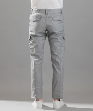 JOSEPH HOMME  新型【抜群のストレッチ性/光沢素材】ハイパワーソフトストレッチ デザインパンツ/ STICK DESIGN ライトグレー系