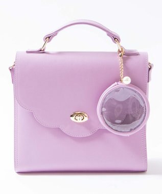 WEGO 【痛バ＆推し活グッズ】スカラップ痛ショルダー ライトパープル