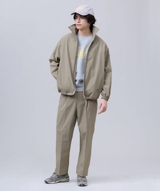 J.PRESS MEN 【J.PRESS ORIGINALS】【UNISEX】Nylon Polyurethane Dray Stretch Truck Jacket ベージュ系