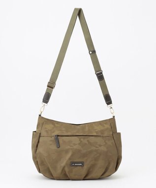 LA BAGAGERIE シャドージャカード 2WAYショルダーバッグ カーキ