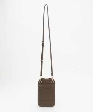 LA BAGAGERIE レザーステッチ　マルチポシェット グレージュ