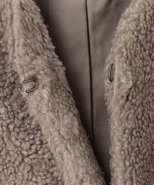 ANY L カールボアブルゾン モカ