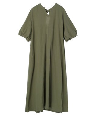 Green Parks ・ＥＬＥＮＣＡＲＥ　ＤＵＥ　バックリボンワンピース Khaki