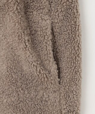 ANY L カールボアブルゾン モカ