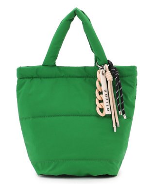 UNFILO パデッド ミニトートバッグ グリーン