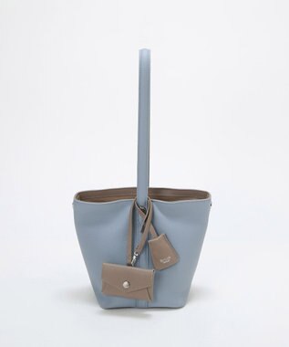 TOPKAPI 【Breath TOPKAPI】DUAL デュアル シュリンクレザー バイカラー 2way ワンハンドル ショルダーバッグ チャーム付き